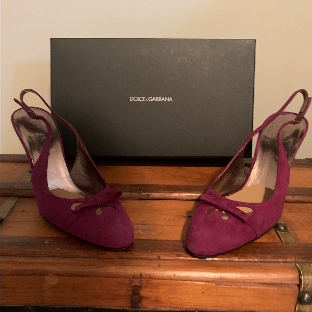 Dolce Gabbana beautiful velvet with box.
